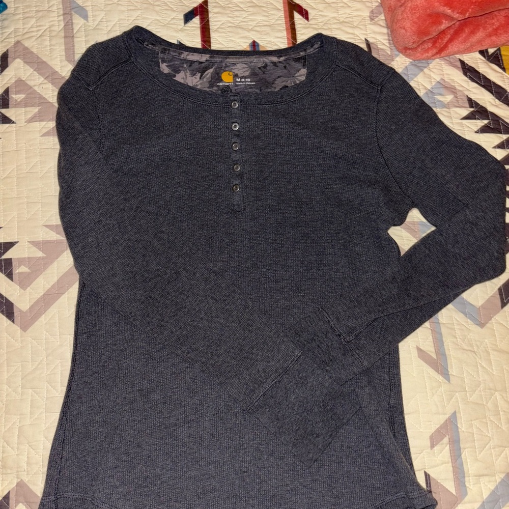 Carhartt Women's Charcoal Henley